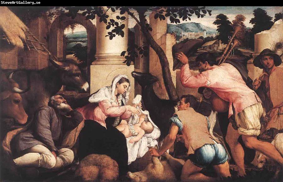 Jacopo Bassano The Adoration of the Shepherds